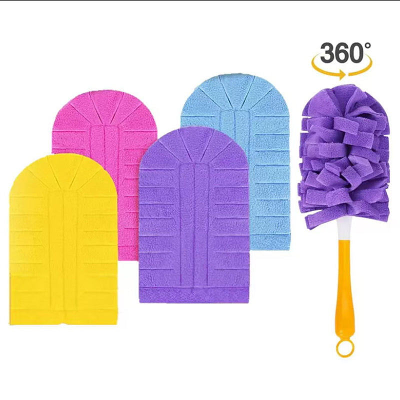 Reusable Microfiber Duster Refills – Replaceable Dusting Heads for Easy Home Cleaning