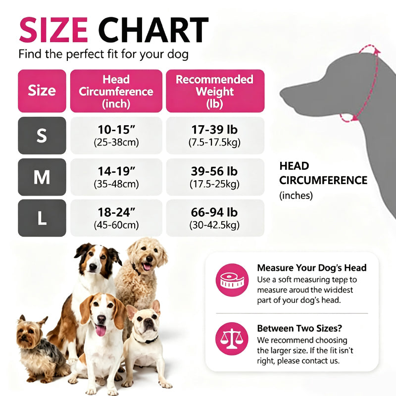 Dog Calming Ear Wrap – Anxiety & Noise Relief Headband for Dogs