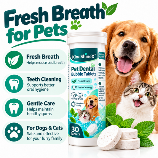 Pet Dental Tablets for Dogs and Cats