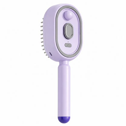 ✨ Electric Spray Air Cushion Massage Comb 💆‍♀️ Essential Oil Infusion • Red Light Therapy • Anti-Static Hair Care