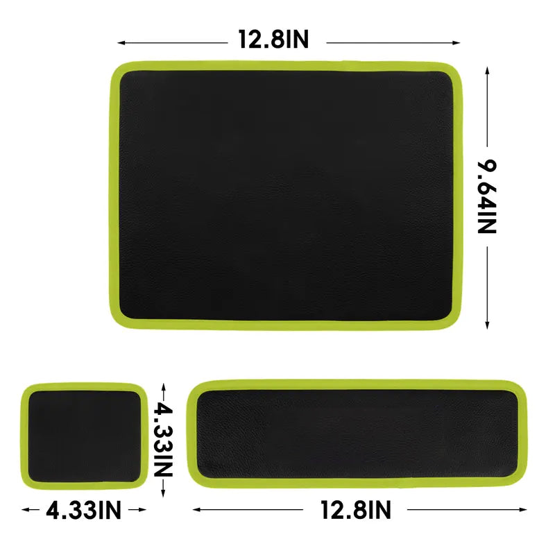 3Pcs Magnetic Tool Mat with 25Lb Telescoping Magnetic Pickup Pen,3 Different Size Parts Tool Holder Pad for Organizing Mechanic Wrench Screw Bolts Nuts and Other Small Metal Parts