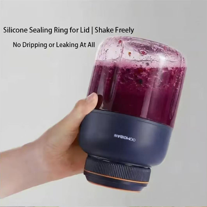 38 Blades Portable Blender Cup, Large Capacity Multi-Functional Electric Juicer, Powerful Ice Crushing Smoothie Maker for Travel Home