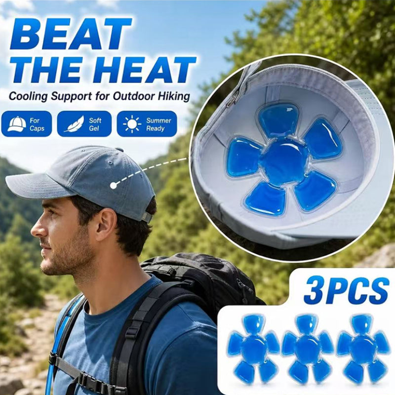 Cooling Gel Hat Insert – Instant Cooling Relief for Outdoor Hiking & Summer Heat