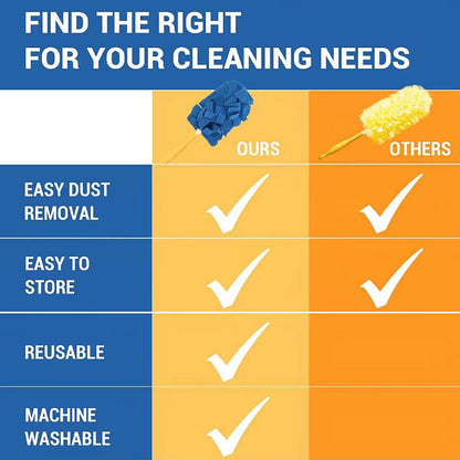 Reusable Microfiber Duster Refills – Replaceable Dusting Heads for Easy Home Cleaning