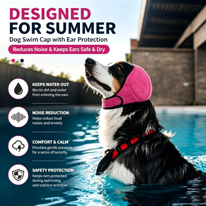 Dog Calming Ear Wrap – Anxiety & Noise Relief Headband for Dogs