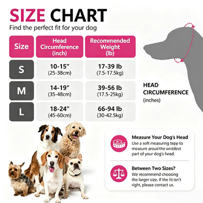 Dog Calming Ear Wrap – Anxiety & Noise Relief Headband for Dogs