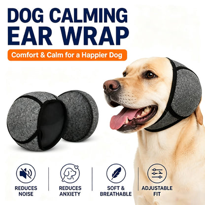 Dog Calming Ear Wrap – Anxiety & Noise Relief Headband for Dogs