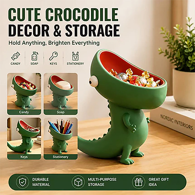 CUTE CROCODILE STORAGE BOX – FUN & EASY ORGANIZATION FOR ANY SPACE