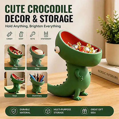 CUTE CROCODILE STORAGE BOX – FUN & EASY ORGANIZATION FOR ANY SPACE