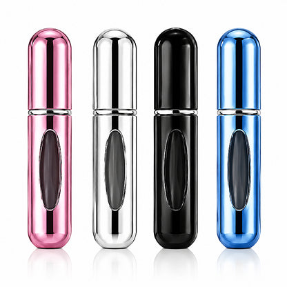 2 Pack Refillable Perfume Atomizer, 5ml Portable Travel Perfume Spray Bottle, Leak-Proof Fine Mist Col