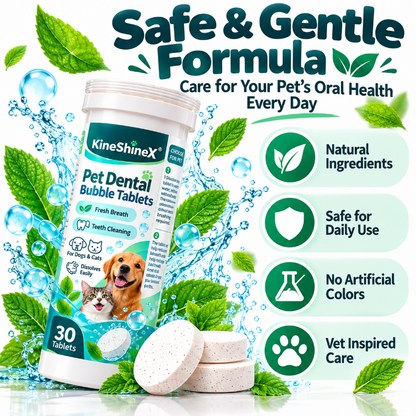 Pet Dental Tablets for Dogs and Cats