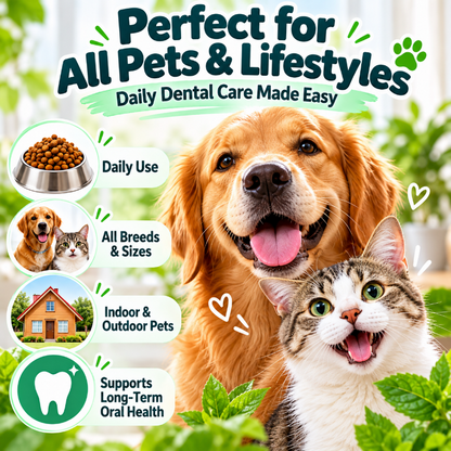 Pet Dental Tablets for Dogs and Cats