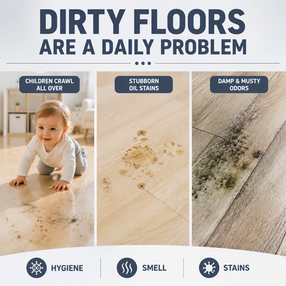 🧹100PCS Multi-Effect Floor Cleaning Tablets for Tile Floors – Clean, Deodorize, Shine & Protect