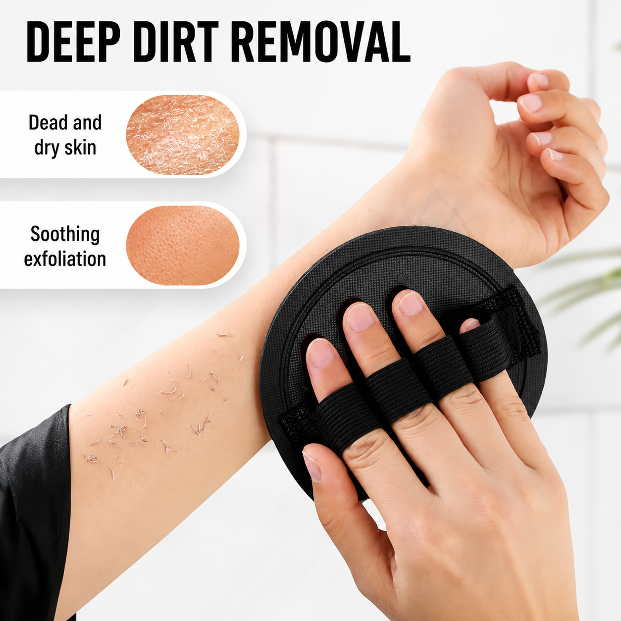 🛁2PCS Deep Exfoliating Body Scrubber Pad – Coarse Sand Bath Towel for Smooth Skin & Deep Cleansing