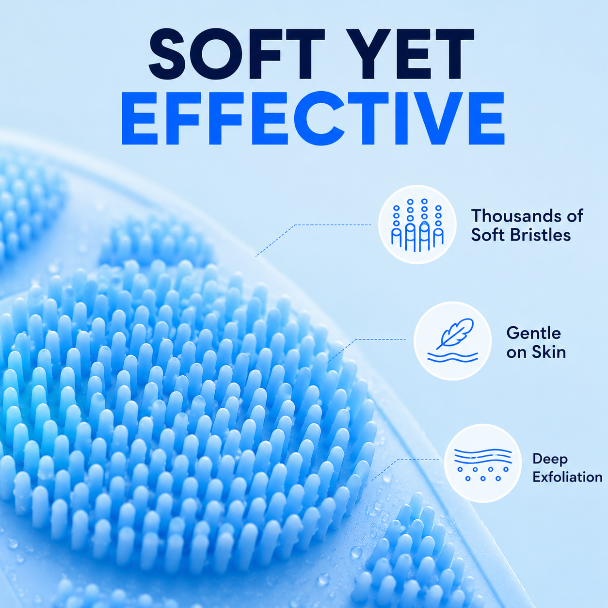 🛁2PCS Silicone Back Scrubber Strap – Double-Sided Exfoliating Body Brush with Soft Massage Bristles for Deep Cleansing & Easy Reach