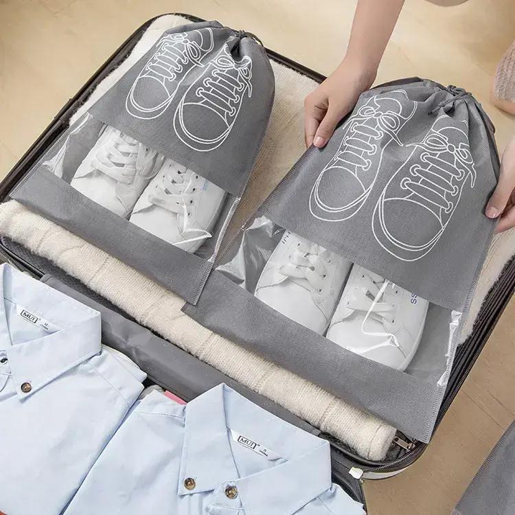 Dustproof Dirty Shoe Storage Bag Breathable Travel Shoe Pouch Moisture-Proof Dust-Proof Yellowing Protection Shoe Organizer for Travel