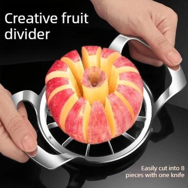 Stainless Steel Apple Slicer Thickened Multi-Functional Fruit Divider Peeler Corer Household Tool Set for Snow Pears and Apples Fast Cutting Core Remover
