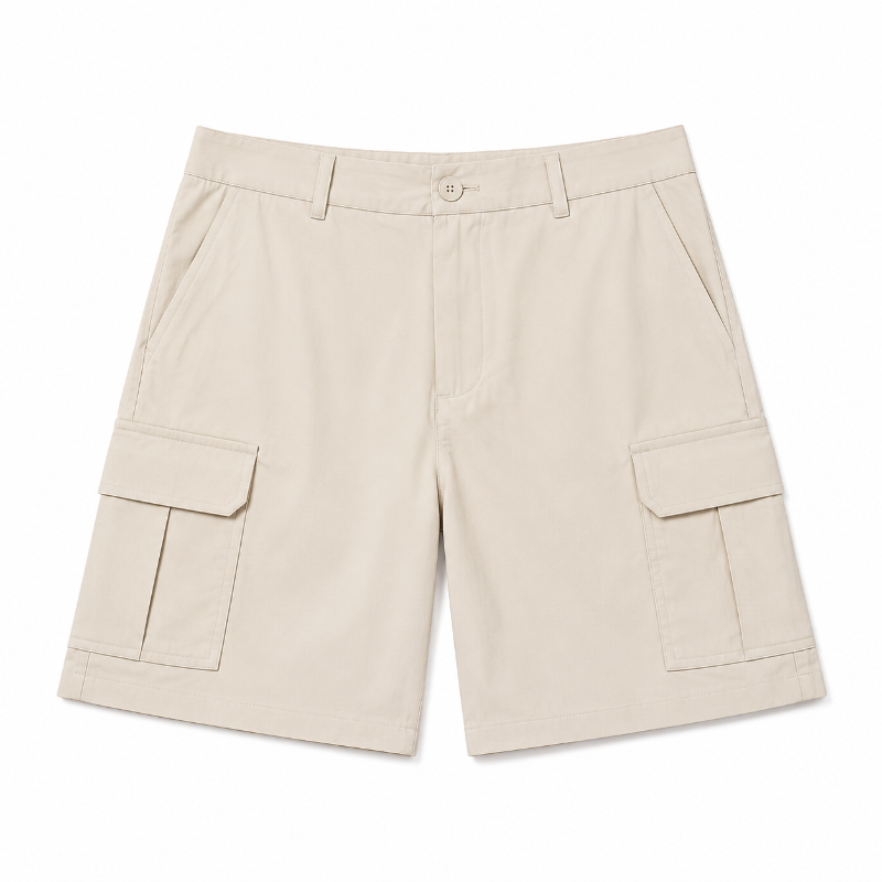 Men's Essential Cargo Shorts – Relaxed Fit Utility Casual Shorts