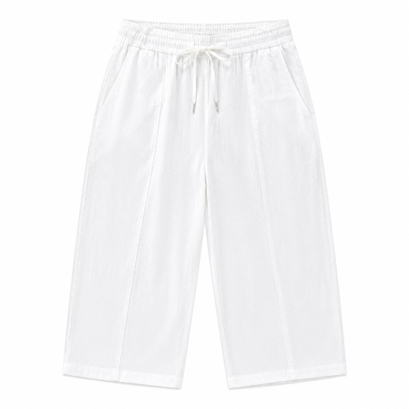 Men's Essential Wide Leg Pants – Minimalist Drawstring Casual Trousers