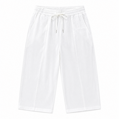 Men's Essential Wide Leg Pants – Minimalist Drawstring Casual Trousers
